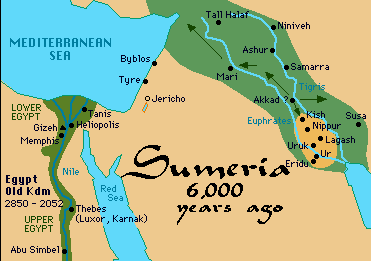 Image result for sumer map